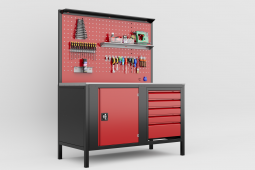 1,5 Metre 5 Çekmeceli Dolaplı Çalışma Tezgahı