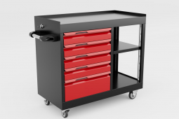 5 Çekmeceli Raflı Taşıma Arabası